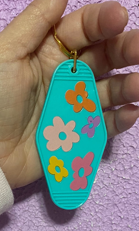 Motel Keychains Flower Daisies